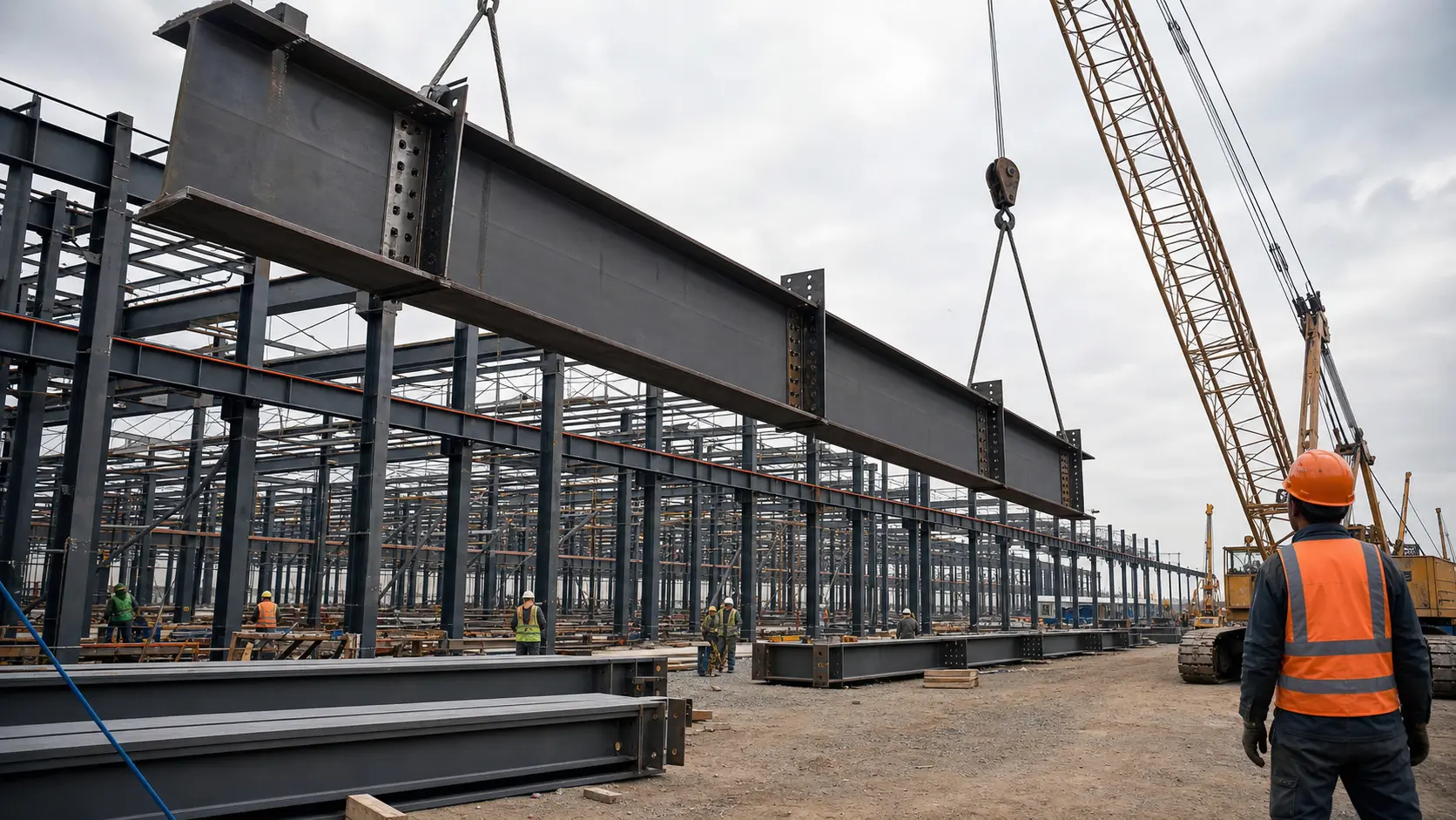 H-beam and channel steel